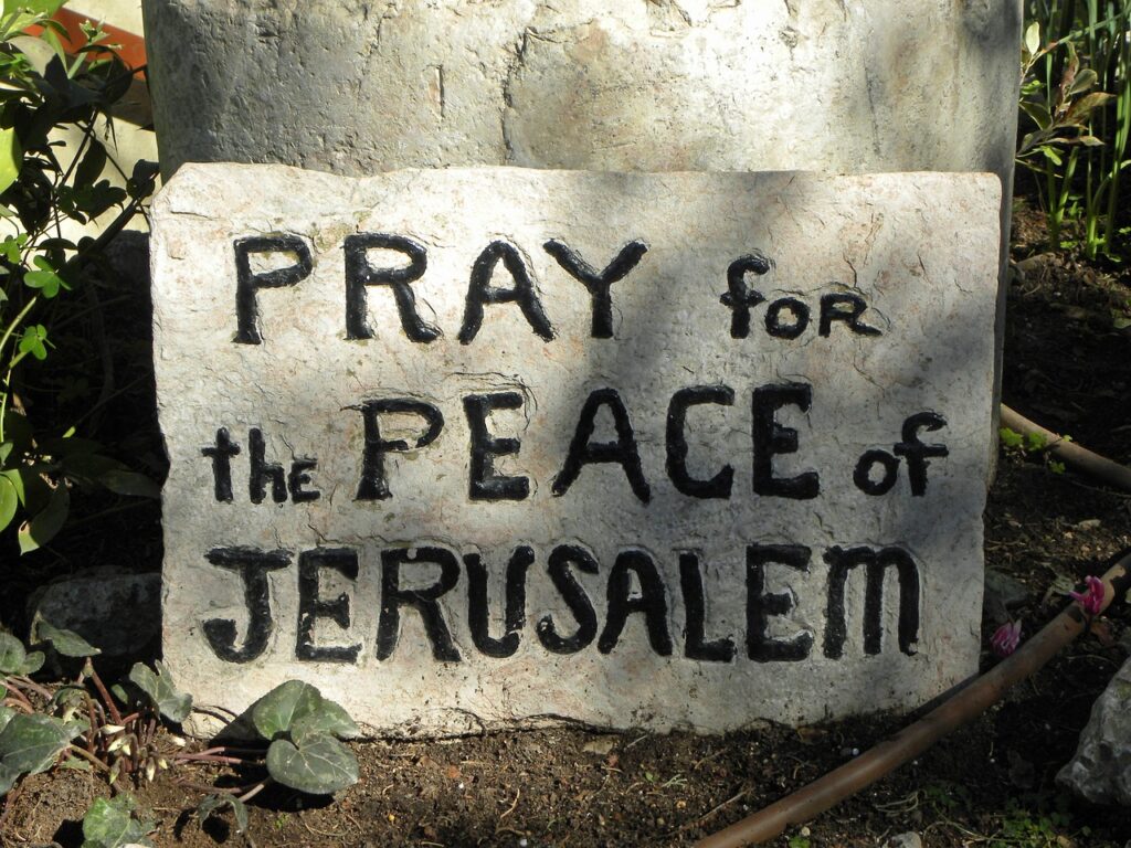 pray, peace, israel