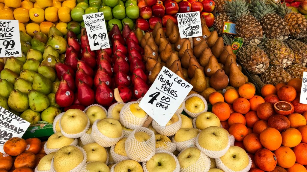 assorted bunch of fruit lot