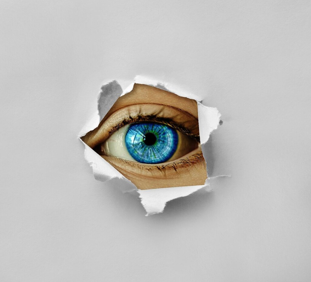 eye, watch, paper